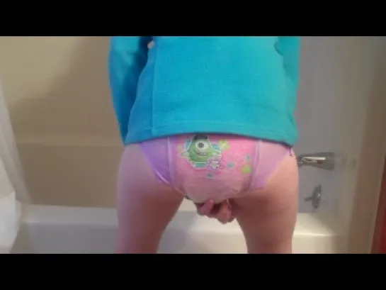 Me pooping in my diaper