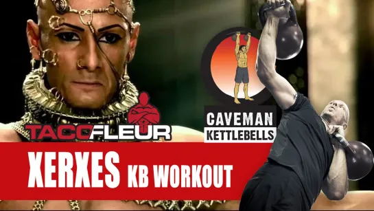 Advanced Double Kettlebell Workout Xerxes by CrossFit Level 1 Trainer  (видео с канала Cavemantraining)