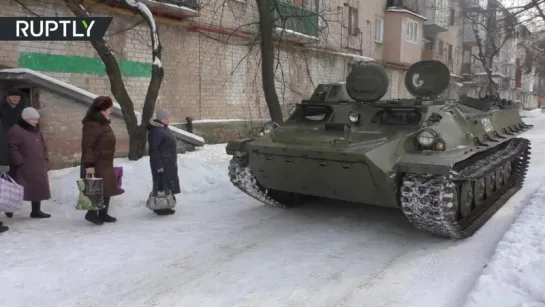 В Донецке эвакуируют мирных жителей