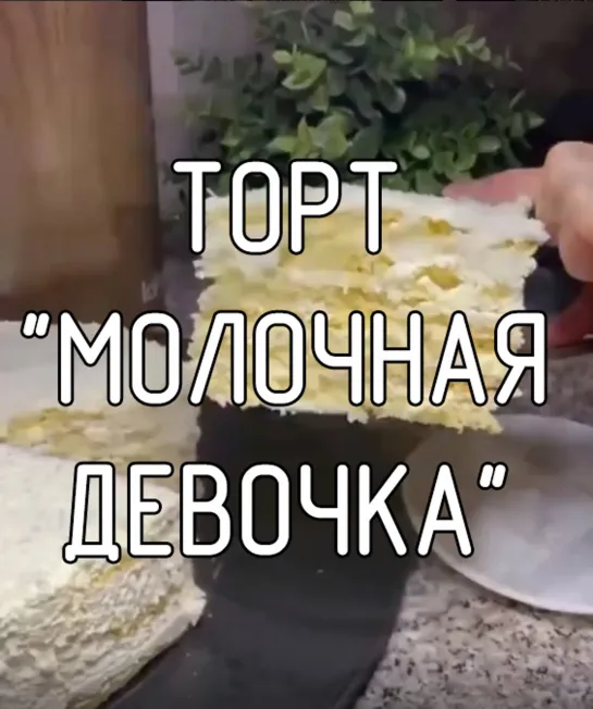 Торт "Молочная девочка"