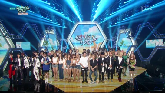 [TV] A PINK vs BEAST - 1ST PLACE (150807 KBS2 "MUSIC BANK")