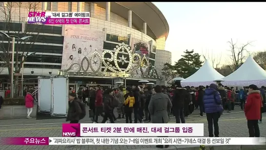 [TV] A PINK - 1ST CONCERT "PINK PARADISE" (150206 Y-STAR "ENTERTAINMENT NEWS")