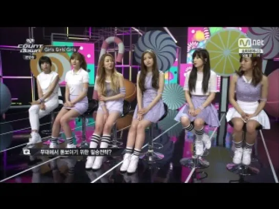 [TV] A PINK - Q&A (140710 MNET "M!COUNTDOWN: GIRLS GIRLS GIRLS")