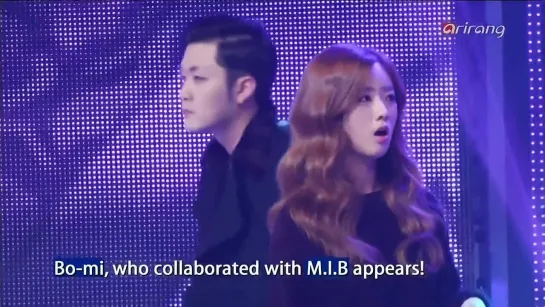 [TV] Simply K-POP BTS - M.I.B & A PINK (BoMi) (131216 ARIRANG Showbiz Korea)