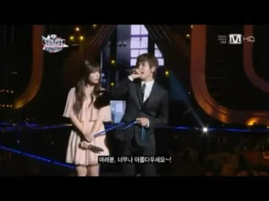 [TV] MC (Eunji & Hoya) CUT (121011 M! Countdown Smile-Thailand)