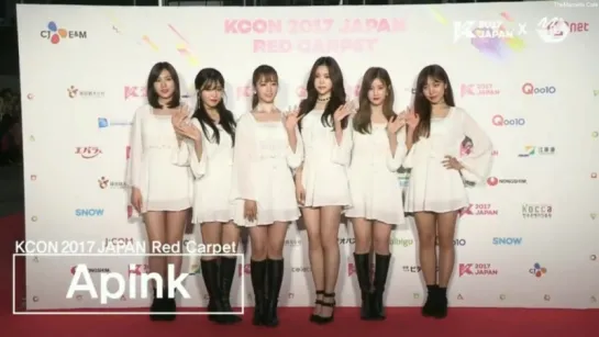 [RED CARPET] APINK - Kcon 2017 JAPAN 170525