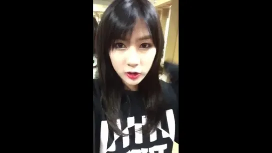 [SELF-CAM] A PINK (HaYoung) - MESSAGE on TWITTER A PINK [150131]