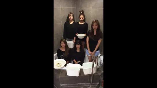 [SELF-CAM] A PINK - "Ice Bucket Challenge" on FACEBOOK A PINK [140822]