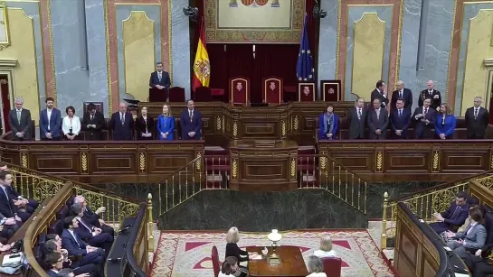 S.M. el Rey preside la apertura solemne de las Cortes Generales de la  XIV Legislatura