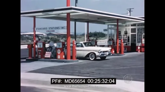 1950s SERVICE STATION FILM    STANDARD OIL COMPANY of CALIFORNIA   _MAKE MINE SERVICE_ MD65654