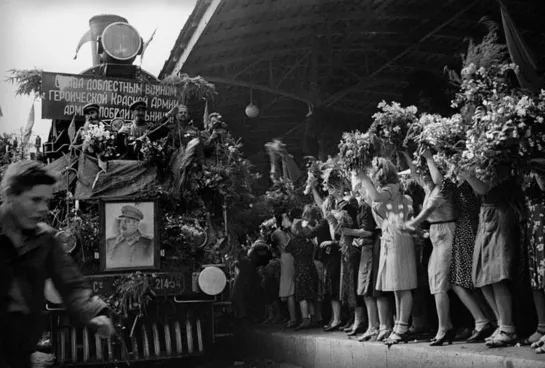 Первый поезд Победы "Берлин - Москва" 21 июля 1945 года