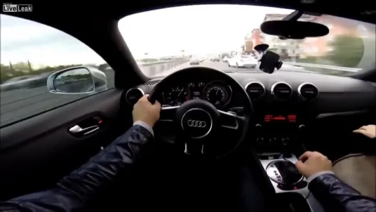 Crazy Audi TT Driver