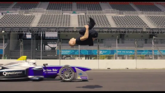 Leap Of Faith: Damien Walters Backflip Over Speeding Formula E Car