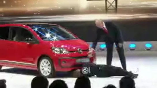 Volkswagen Presentation Interrupted by Protester