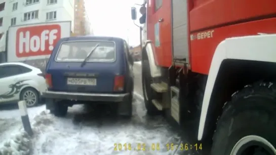 Пожарные не могут попасть на вызов в Одинцовском районе