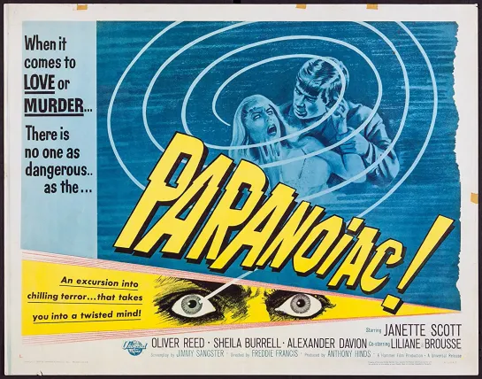 Paranoiac (1963) -1080p- Janette Scott, Oliver Reed, Sheila Burrell, Alexander Davion