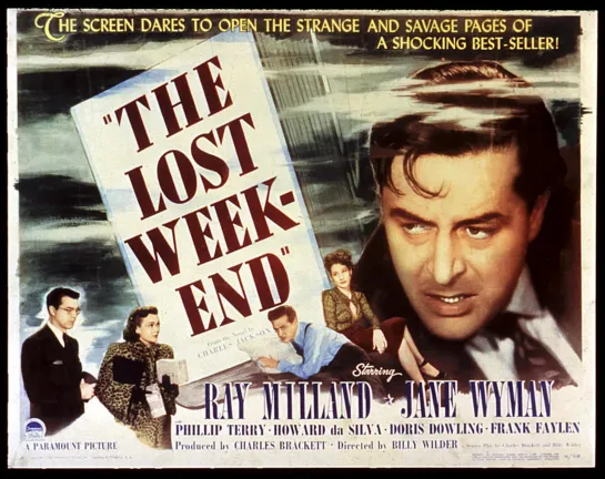 The Lost Weekend (1945) -1080p- Ray Milland, Jane Wyman, Phillip Terry