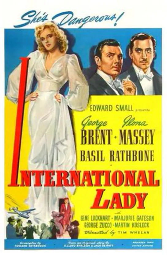 International Lady (1941) -1080p- George Brent, Ilona Massey, Basil Rathbone