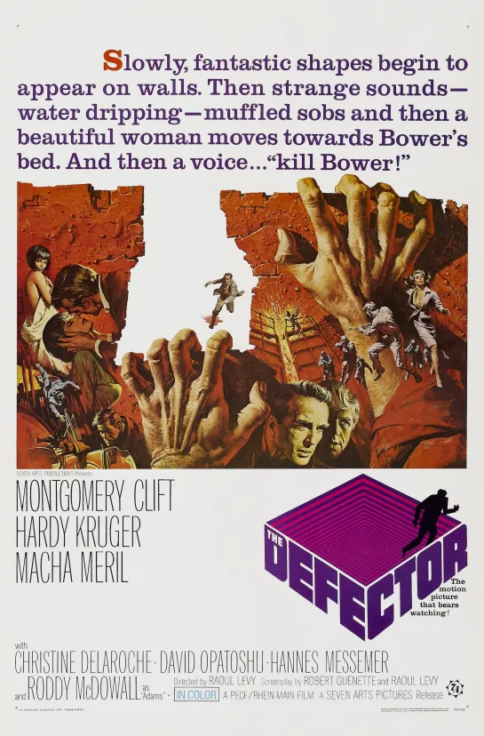 The Defector (1966) -720p- Montgomery Clift, Hardy Krüger, Roddy McDowall, Macha Meril