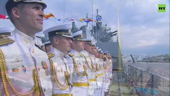 Парад в честь Дня ВМФ в Санкт-Петербурге (2019)