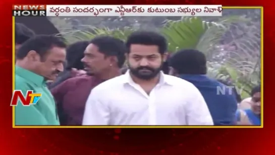 Jr NTR, Kalyan Ram  Family Pay Tribute to NTR __ NTR Vardhanthi __ NTV