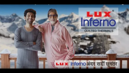 Lux Inferno new TVC featuring megastar Amitabh Bachchan and Bollywood heartthrob Kartik Aaryan