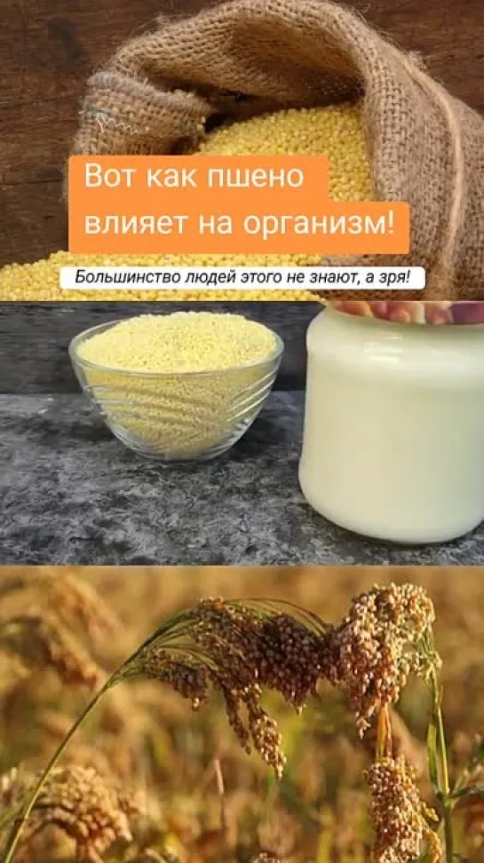 📌 Пшенное молоко