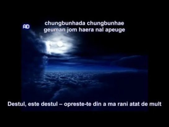 Beast - Midnight (별 헤는 밤) [Romanian + romanization sub]