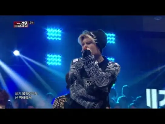 [가요대제전] BEAST - Caffeine + Flower + Shadow, 비스트 - 카페인 + Flower + Shadow KMF 20131231