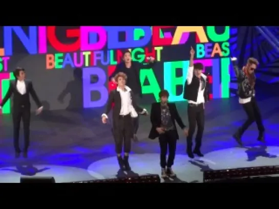 Beast - Beautiful Night (not full) @ SBS Kpop Super Concert