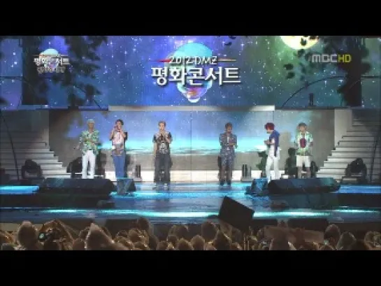 120815 BEAST- Fiction & Beautiful Night (2012 DMZ Peace Concert)