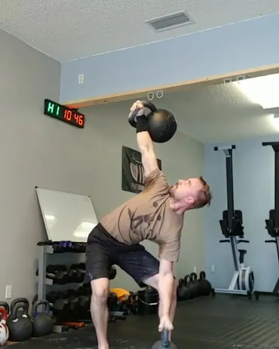 Доношение 56+24 кг (видео @icebox_kettlebell)