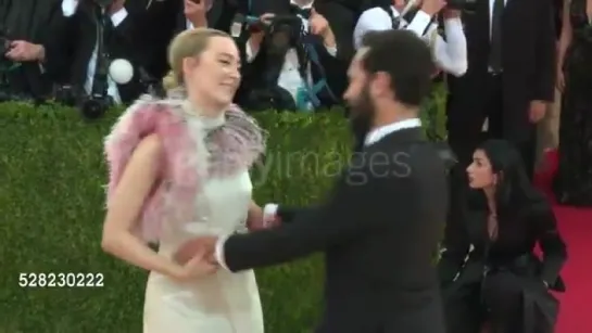 Saoirse Ronan with Paul Rudd on the #METGala red carpet!