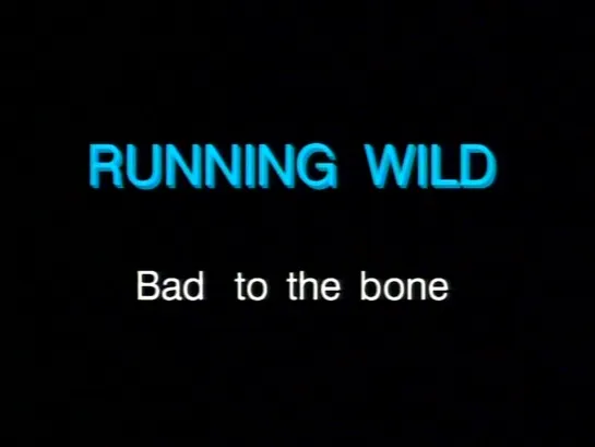 Running Wild - Bad To The Bone (Official Music Video 1989)+Замена звуковой дорожки с CD диска. Full HD 1080p