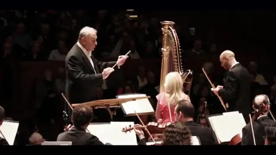 Mozart. Flute and Harp Concerto K299. Live. Zubin Mehta, Guy Eshed, Julia Rovins