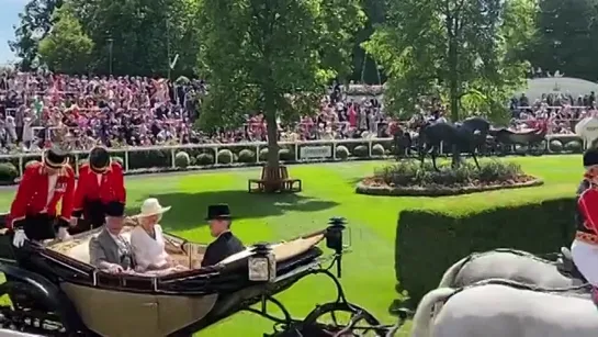 Royals Arrive for Second Day of Royal Ascot