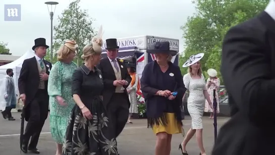 Countess of Wessex and Princess Anne at Royal Ascot