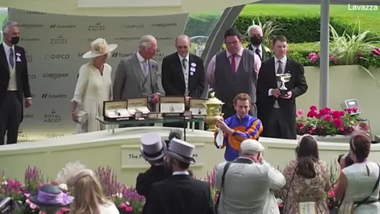 Prince Charles and Duchess of Cornwall Present Prince of Wales's Stakes Trophy