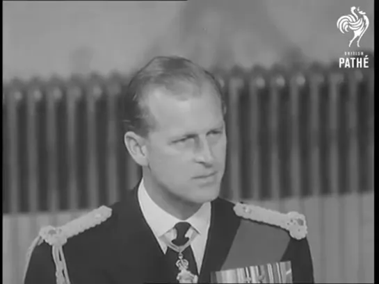 Prince Philip, Duke of Edinburgh At the Mansion House (1957)