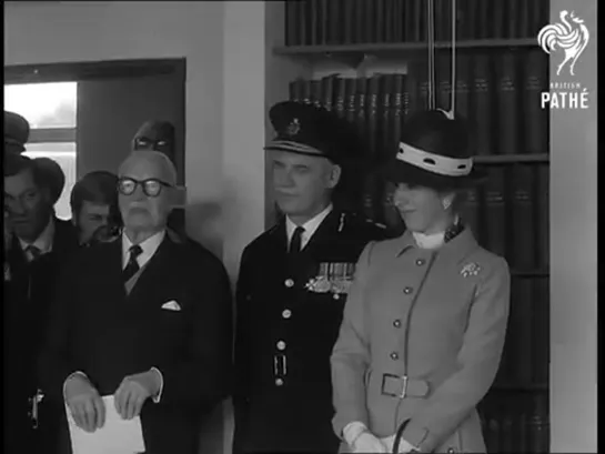 Princess Anne Opens Police College (1969)