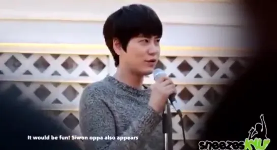 Kyuhyun calling Siwon  oppa