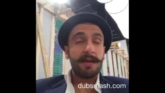 Ранвир Сингх в приложении Dubsmash