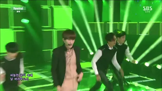 [1080p] 141109 Zhoumi ft (EXO Chanyeol) - Rewind @ Inkigayo_HD