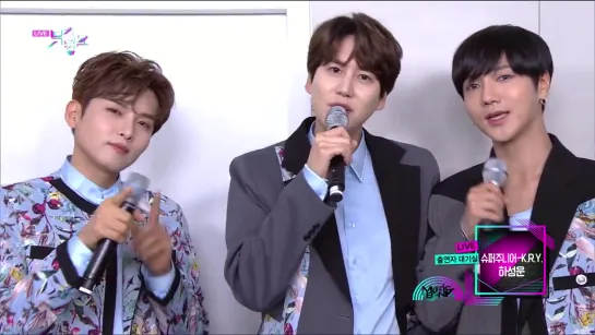 Interview with SUPER JUNIOR-K.R.Y.  HA SUNG WOON  [Music Bank - 2020.06.12]_HD