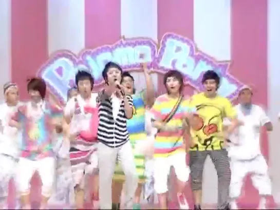 Superjuiorhappy - Pajama Party @SBS Inkigayo 인기가요 20080803_HIGH