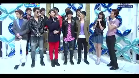 [110807] HD _ Super Junior - Interview [Inkigayo Comeback Stage]