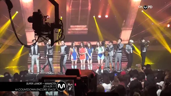 [MPD-직캠] 140911 SUPER JUNIOR- MAMACITA (M countdown no.1 encore)_Full-HD