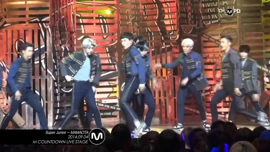 [MPD-직캠] 140904 SUPER JUNIOR - MAMACITA_Full-HD