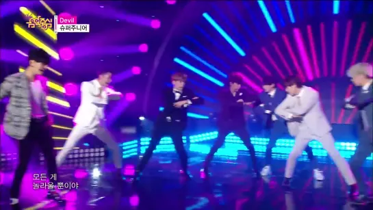 【TVPP】Super Junior-Devil, 슈퍼주니어-데빌 @Comeback stage, Show Music Core Live_HD