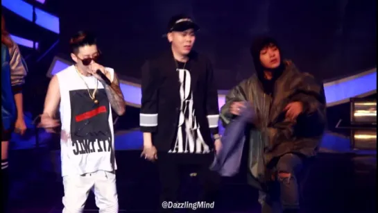 160130 Jay Park - Bo$$ (with SimonD & Ugly Duck & Loco) at AOMG concert